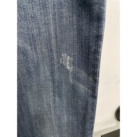 Cowgirl Tuff Co Wild Thing Bootcut Denim Jeans Women 34 Distressed Western Ranch - Picture 6 of 12